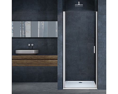 Душевая дверь Vincea Alpha 60 VDP-3AL600CL профиль Хром стекло прозрачное