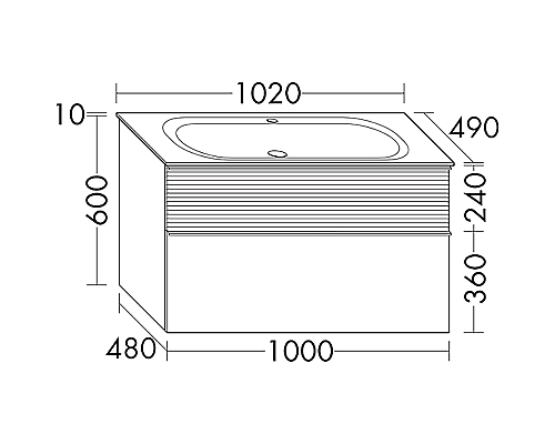 Тумба с раковиной Burgbad Fiumo 100 SFXN102F3956FOT45G0200C0001*1 подвесная Eiche Dekor Cashmere Белая матовая Тумба с раковиной Burgbad Fiumo 100 SFXN102F3956FOT45G0200C0001*1 подвесная Eiche Dekor Cashmere Белая матовая