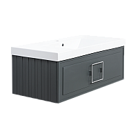 Тумба под раковину La Fenice Cubo Grigio серый 100