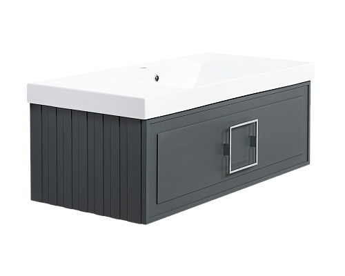 Тумба под раковину La Fenice Cubo Grigio серый 100