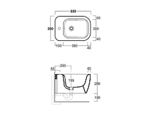 Биде Simas Henges HE19bi*1 подвесное Белое