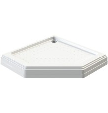 Акриловый поддон для душа Radomir Санторо 110x110x15 Белый