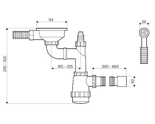 Арматура Omoikiri WK-1-R-AB 4956487