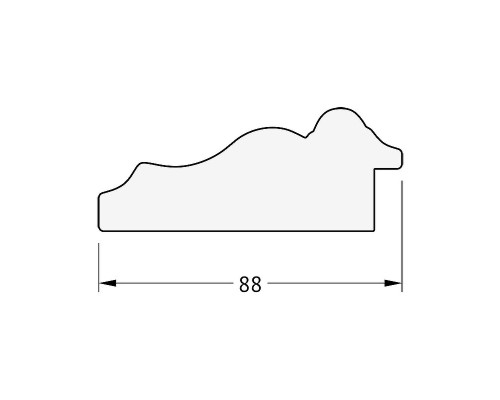 Зеркало Evoform Exclusive-G Floor 201х81 BY 6319 с гравировкой в багетной раме - Римская бронза 88 мм