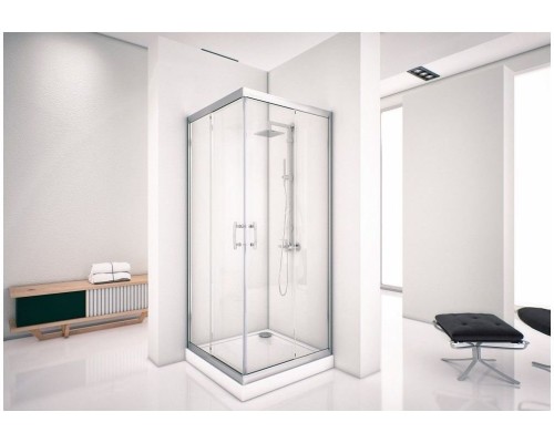 Душевой уголок Aquanet Alfa Cube NAA1142 90x90, прозрачное стекло