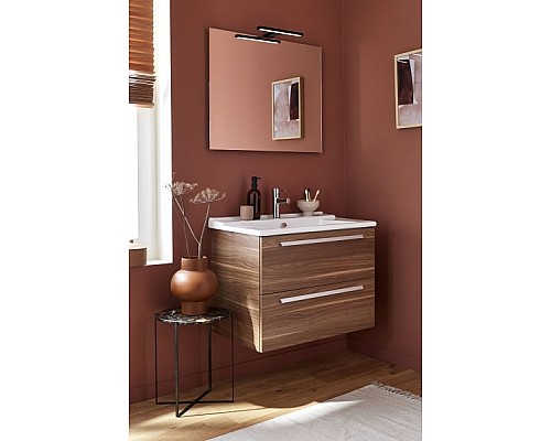 Тумба под раковину Jacob Delafon Struktura 80 EB1277-E16 подвесная Ореховое дерево