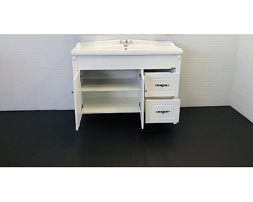 Тумба с раковиной Comforty Палермо 120 00004142367 Белая