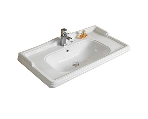 Тумба с раковиной Comforty Палермо 120 00004142367 Белая