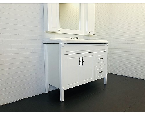 Тумба с раковиной Comforty Палермо 120 00004142367 Белая