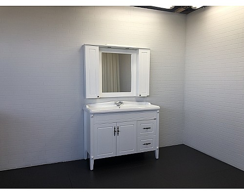 Тумба с раковиной Comforty Палермо 120 00004142367 Белая