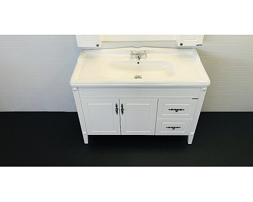 Тумба с раковиной Comforty Палермо 120 00004142367 Белая