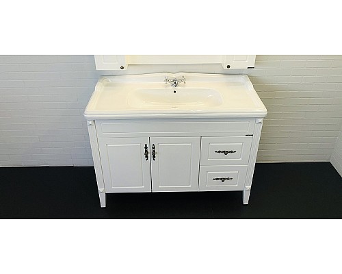 Тумба с раковиной Comforty Палермо 120 00004142367 Белая