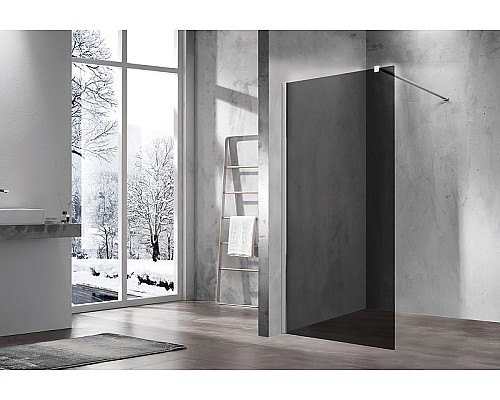 Душевая перегородка Vincea Walk-In 120 VSW-1H120CG профиль Хром стекло тонированное