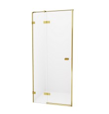 Душевая дверь NEW TRENDY AVEXA GOLD BRUSHED 80x200 (брашированное золото)