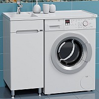 Тумба под раковину СанТа Лондон 100 224038 Белая