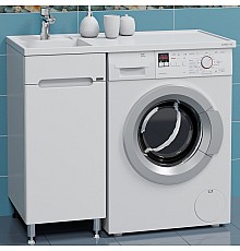 Тумба под раковину СанТа Лондон 100 224038 Белая