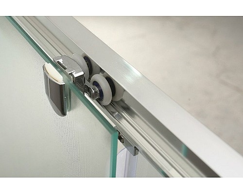 Душевая дверь BelBagno Uno 170 UNO-195-BF-2-170-P-Cr профиль Хром стекло рифленое