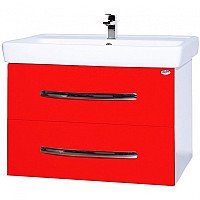 Тумба под раковину Bellezza Рокко 60 4635309670034 подвесная Красная Белая