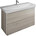 Тумба с раковиной Burgbad Iveo 120 SFEN120F2834G0161C0001*1 подвесная Дуб фланелевый