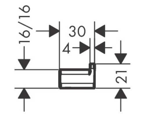 Крючок Hansgrohe AddStoris 41742670 Черный матовый