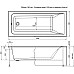 Акриловая ванна Aquanet Bright 170x75 232982