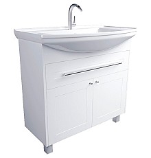 Тумба под раковину 1MarKa Lina Classic New 85Н У94494 Белый глянец