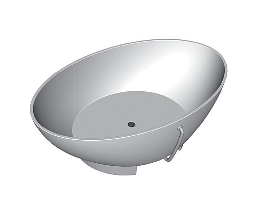 Ванна из искусственного камня Kolpa San Tristan FS Basis 196x117