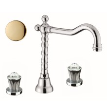 Смеситель для раковины Fiore Venere Sky Swarovski® золото