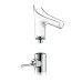 Смеситель для раковины Hansgrohe AXOR однорычажный хром
