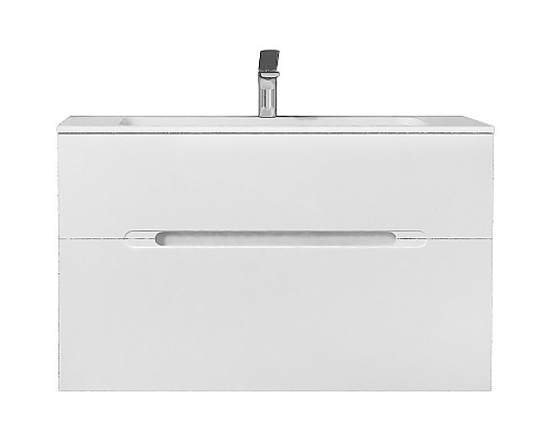 Тумба под раковину Jorno Modul 100 Mоl.01.97/P/W подвесная Белый глянец