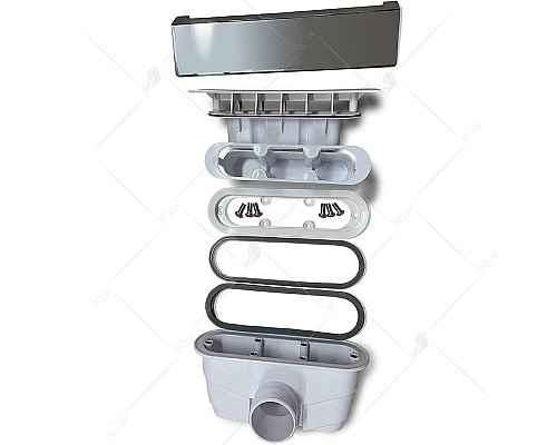 Сифон для душевого поддона RGW Q10-C 03241100-10 Хром