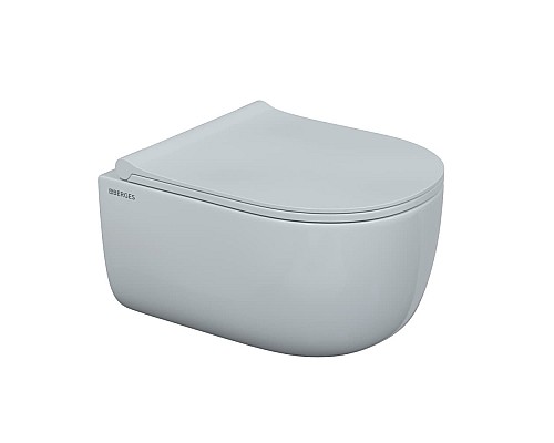 Унитаз подвесной BERGES EGO Rimless 082111 сиденье микролифт