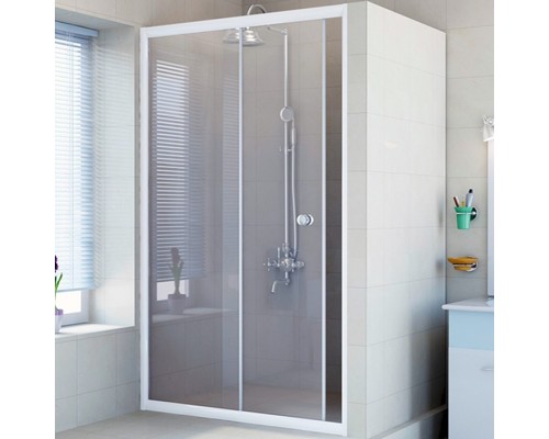 Душевая дверь в нишу Radomir 120 1-63-1-0-0-1080 профиль Белый стекло прозрачное