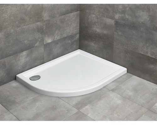 Акриловый поддон для душа Radaway Tasos Plus E 100x80 R Белый