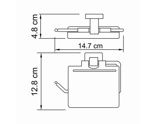 Держатель туалетной бумаги WasserKRAFT K-6525