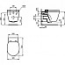 Унитаз Ideal Standard Connect AquaBlade E047901 подвесной без сиденья