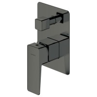 Смеситель для душа скрытого монтажа Omnires PARMA PM7435GR графит