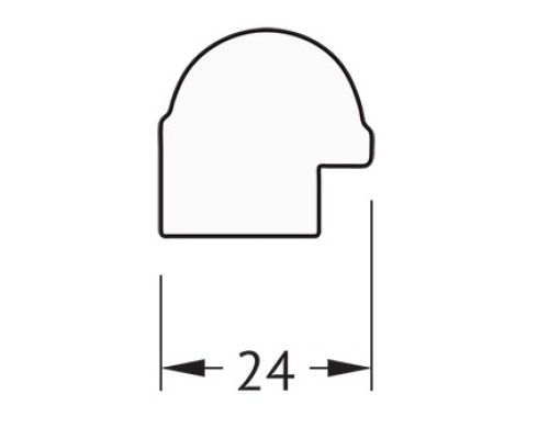 Зеркало Evoform Definite 67х67 BY 0660 в багетной раме - Золотой бамбук 24 мм