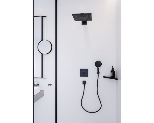 Двойной крючок Hansgrohe AddStoris 41755670 Черный матовый