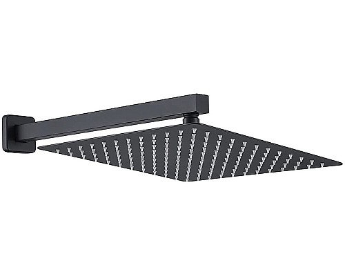 Верхний душ Berges Ventas S Black 074002 Черный матовый