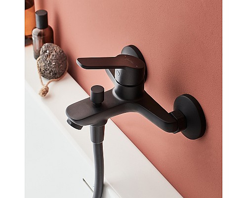 Смеситель для ванны Jacob Delafon Aime E29871-BL Черный матовый