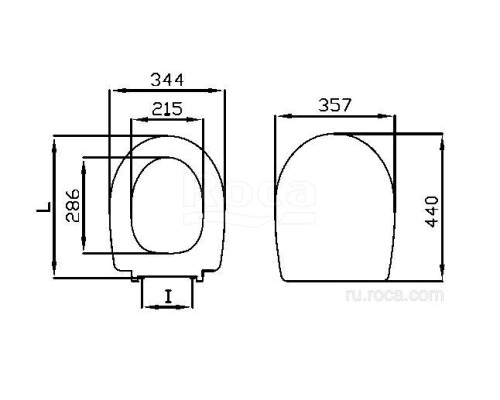 Крышка-сиденье Roca Victoria Nord ZRU9000023