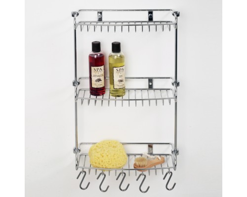 Полка металлическая тройная WasserKRAFT K-1433