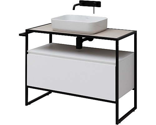 Тумба под раковину Allen Brau Priority 100 1.31003.WM Белая матовая