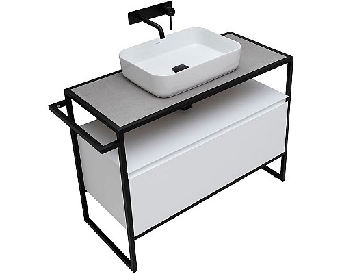 Тумба под раковину Allen Brau Priority 100 1.31003.WM Белая матовая