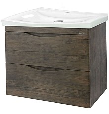 Тумба под раковину Bellezza Санриса 60 4630109180431 подвесная Орех