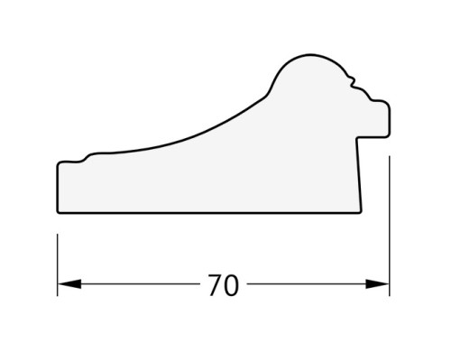 Зеркало Evoform Exclusive-G 123х53 BY 4049 с гравировкой в багетной раме - Старое дерево с плетением 70 мм