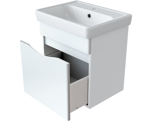 Тумба с раковиной Orange Topline-Monaco 50 Белый глянец