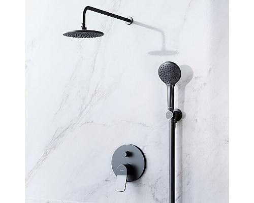 Душевая система AM.PM X-Joy FB85A1RH02 Черная