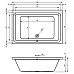 Прямоугольная ванна Riho Castello 180x120 BB7700500000000
